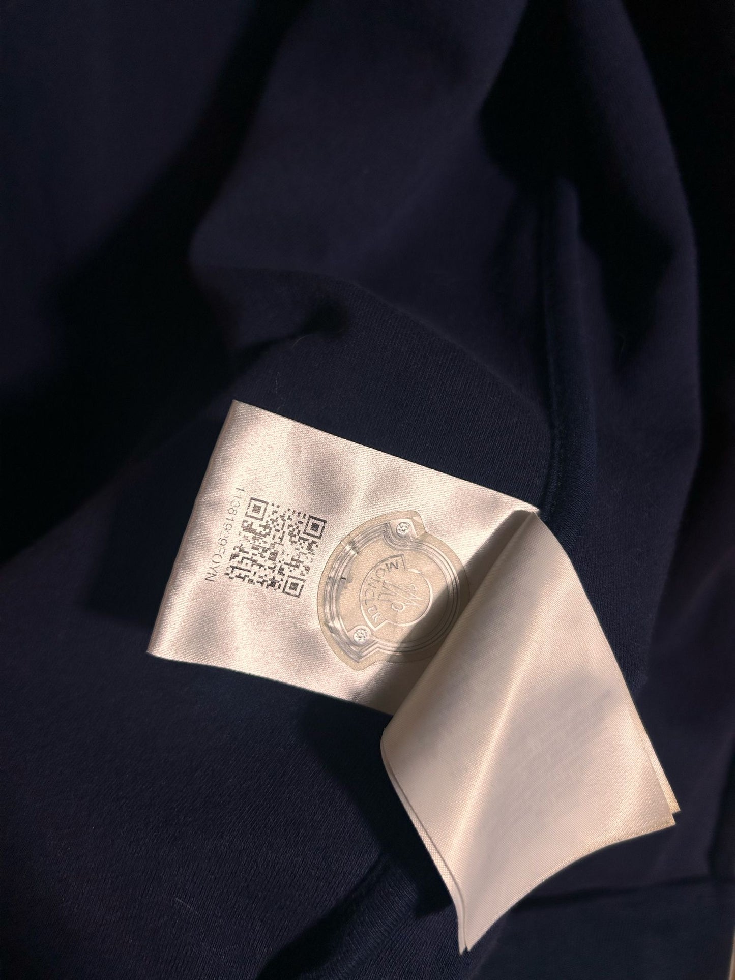 Pull zippé Moncler homme Bleu et Blanc