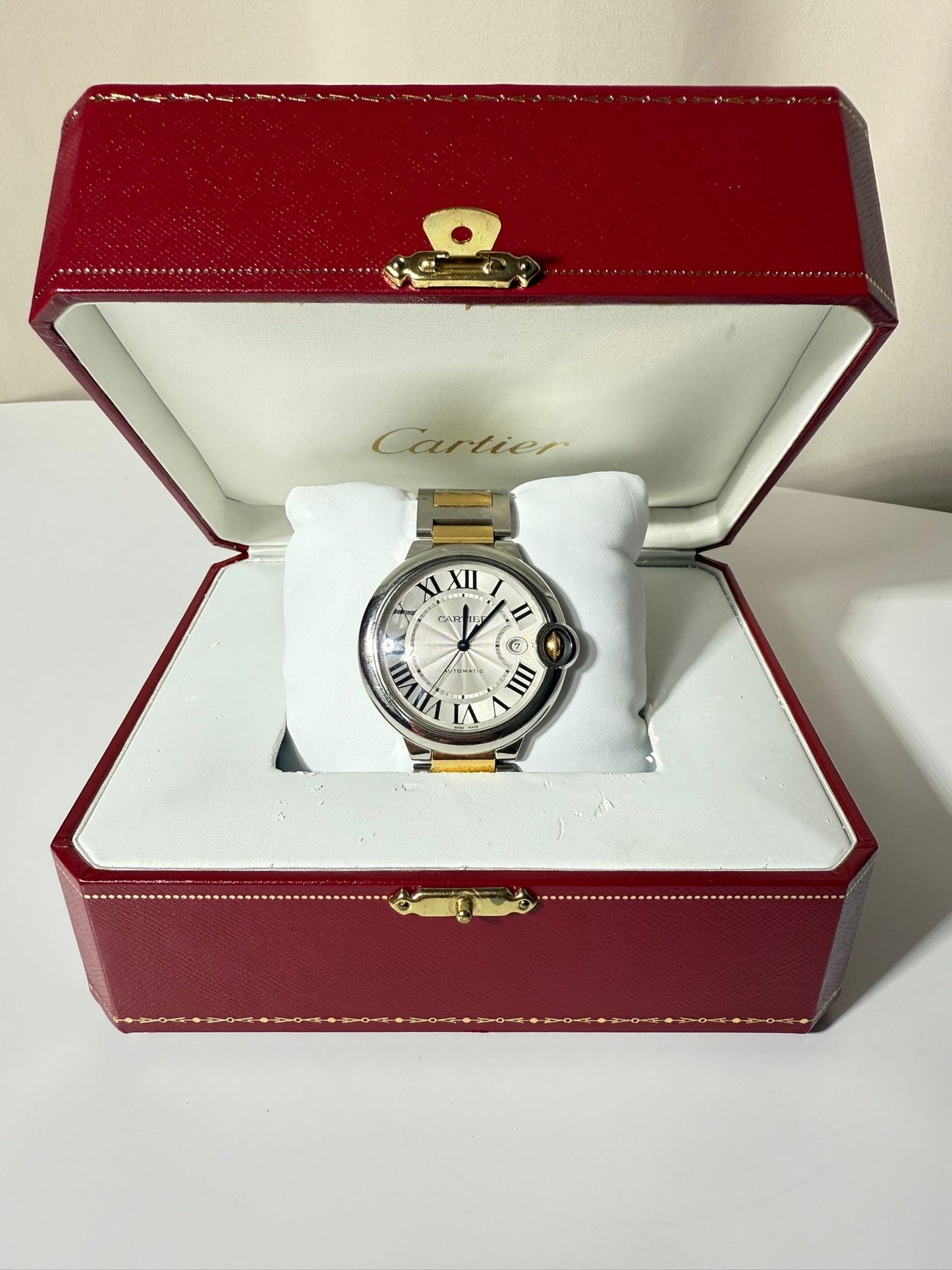 Montre Femme Cartier Ballon Bleu 42mm Or & Acier