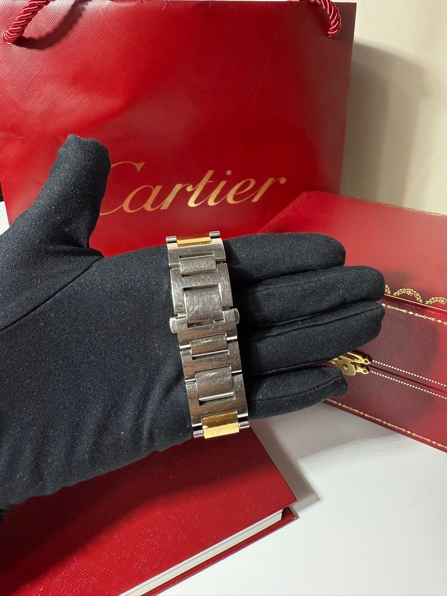 Montre Femme Cartier Ballon Bleu 42mm Or & Acier