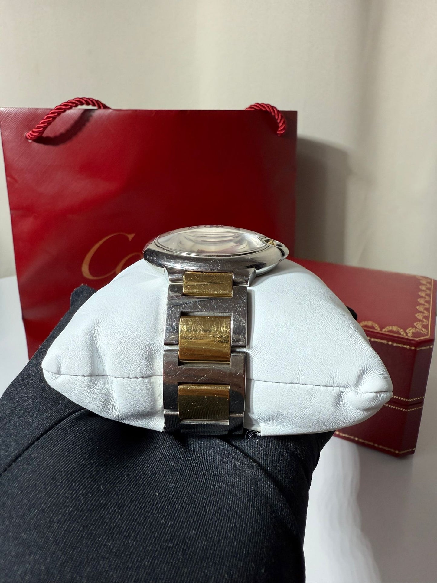 Montre Femme Cartier Ballon Bleu 42mm Or & Acier