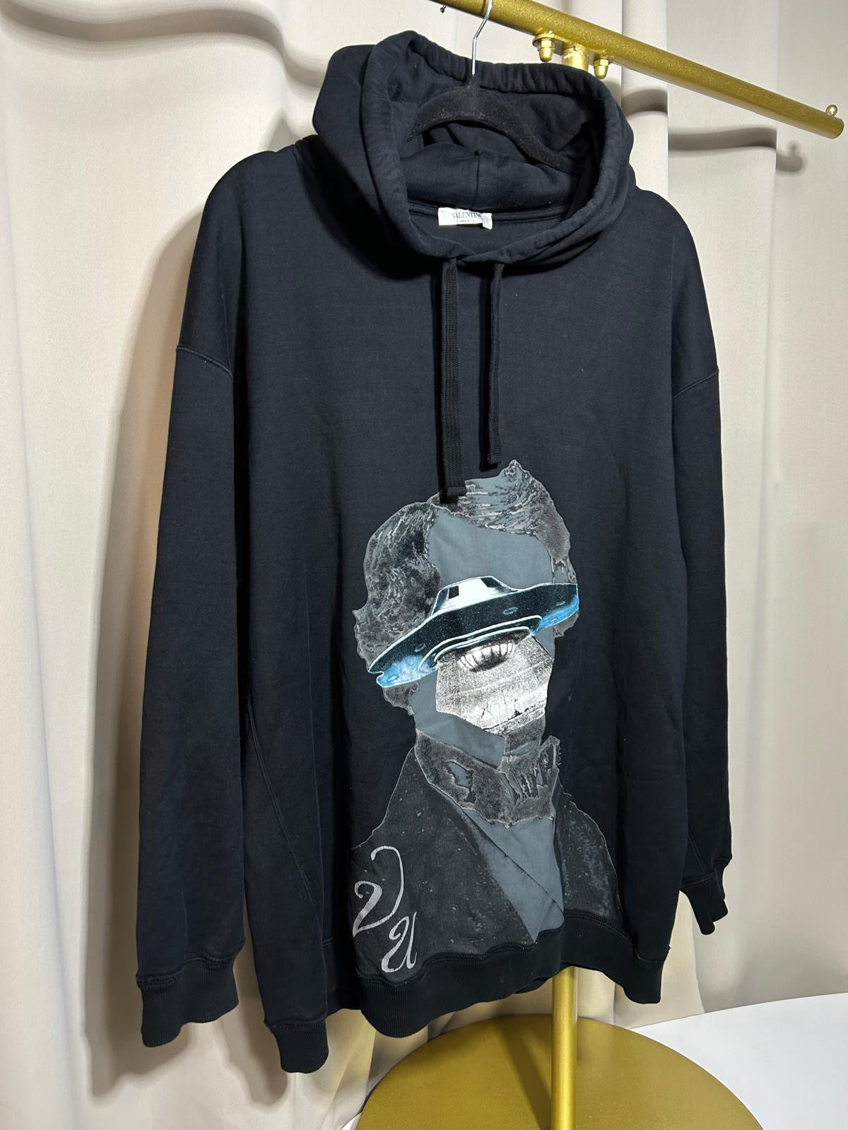 Pull Valentino Garavani x Undercover noir homme en coton, taille XL – Seconde main authentique