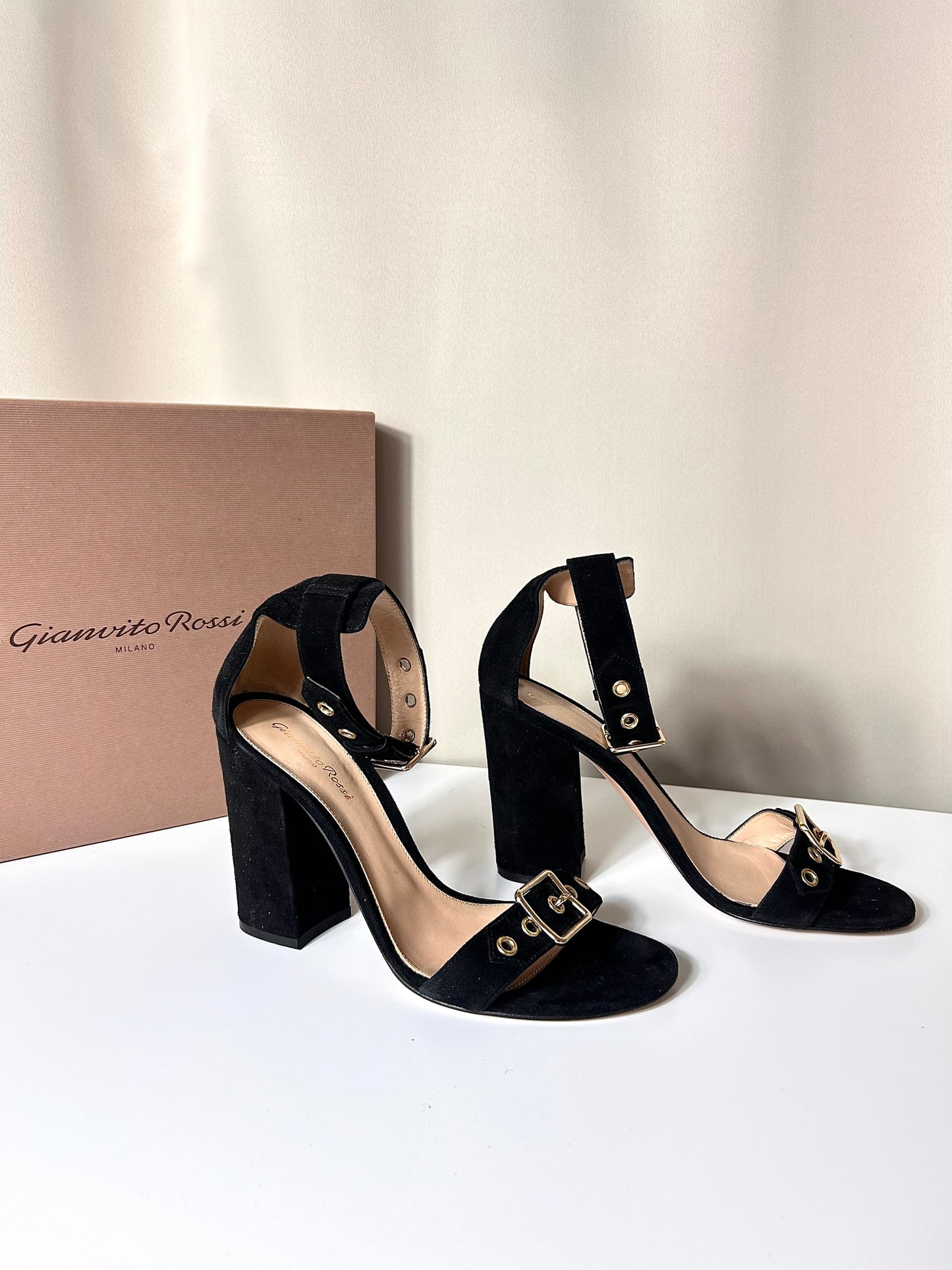 Sandales à talon GIANVITO ROSSI T.40