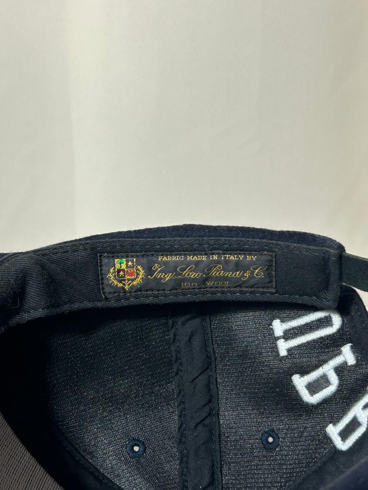 Casquette Supreme x Loro Piana en laine