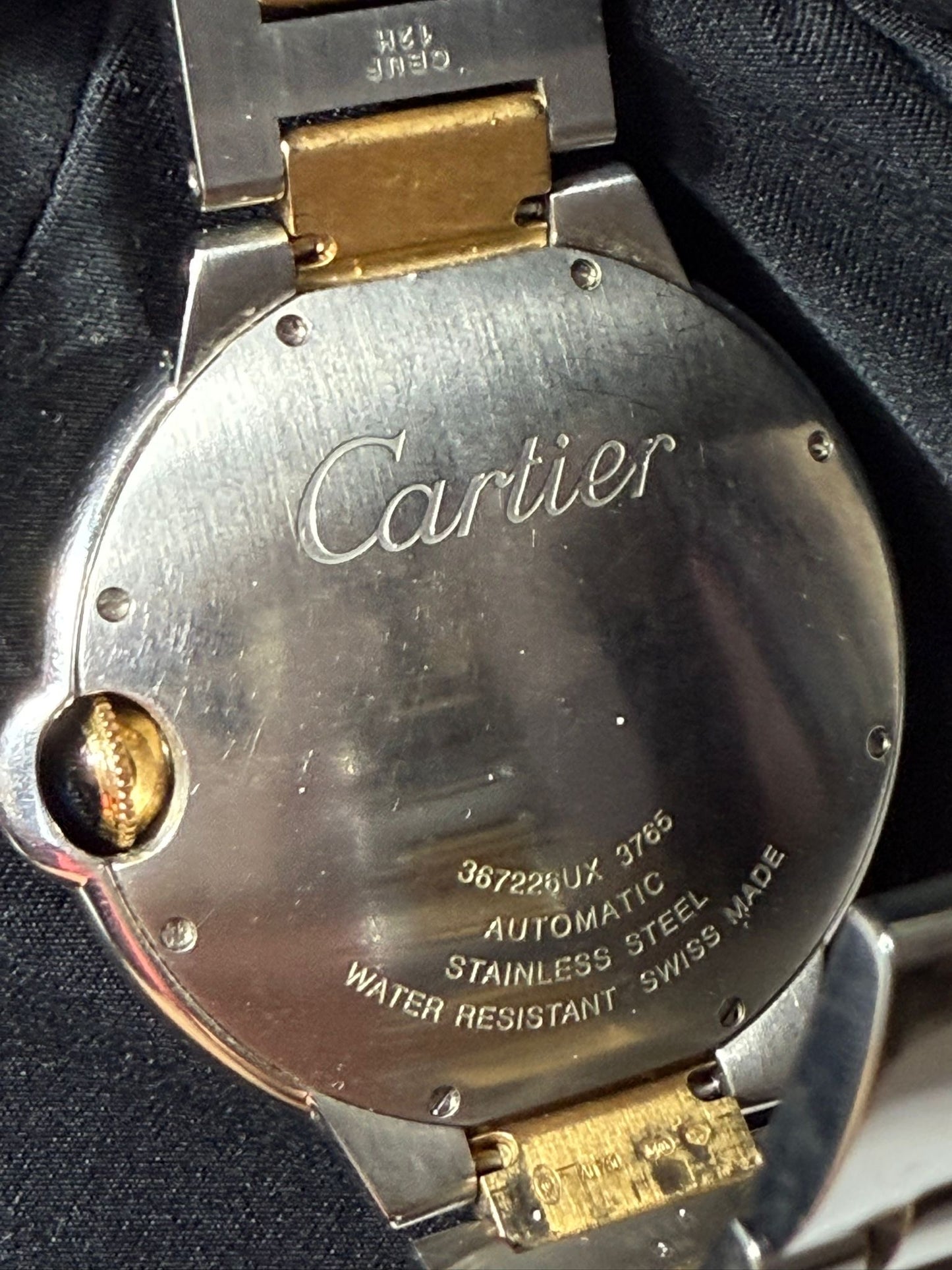 Montre Femme Cartier Ballon Bleu 42mm Or & Acier