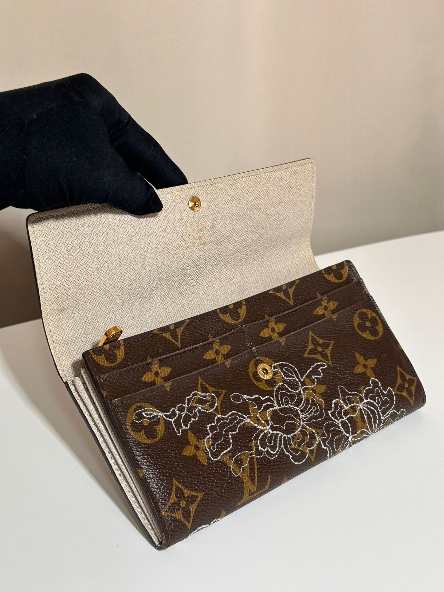 Portefeuille Louis Vuitton Sarah Dentelle