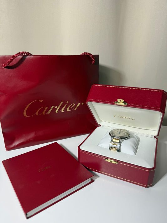 Montre Femme Cartier Ballon Bleu 42mm Or & Acier
