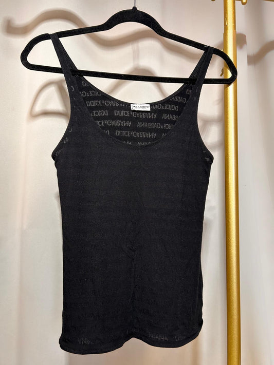 Débardeur noir Dolce & Gabbana femme taille S seconde main – Héritage de Luxe
