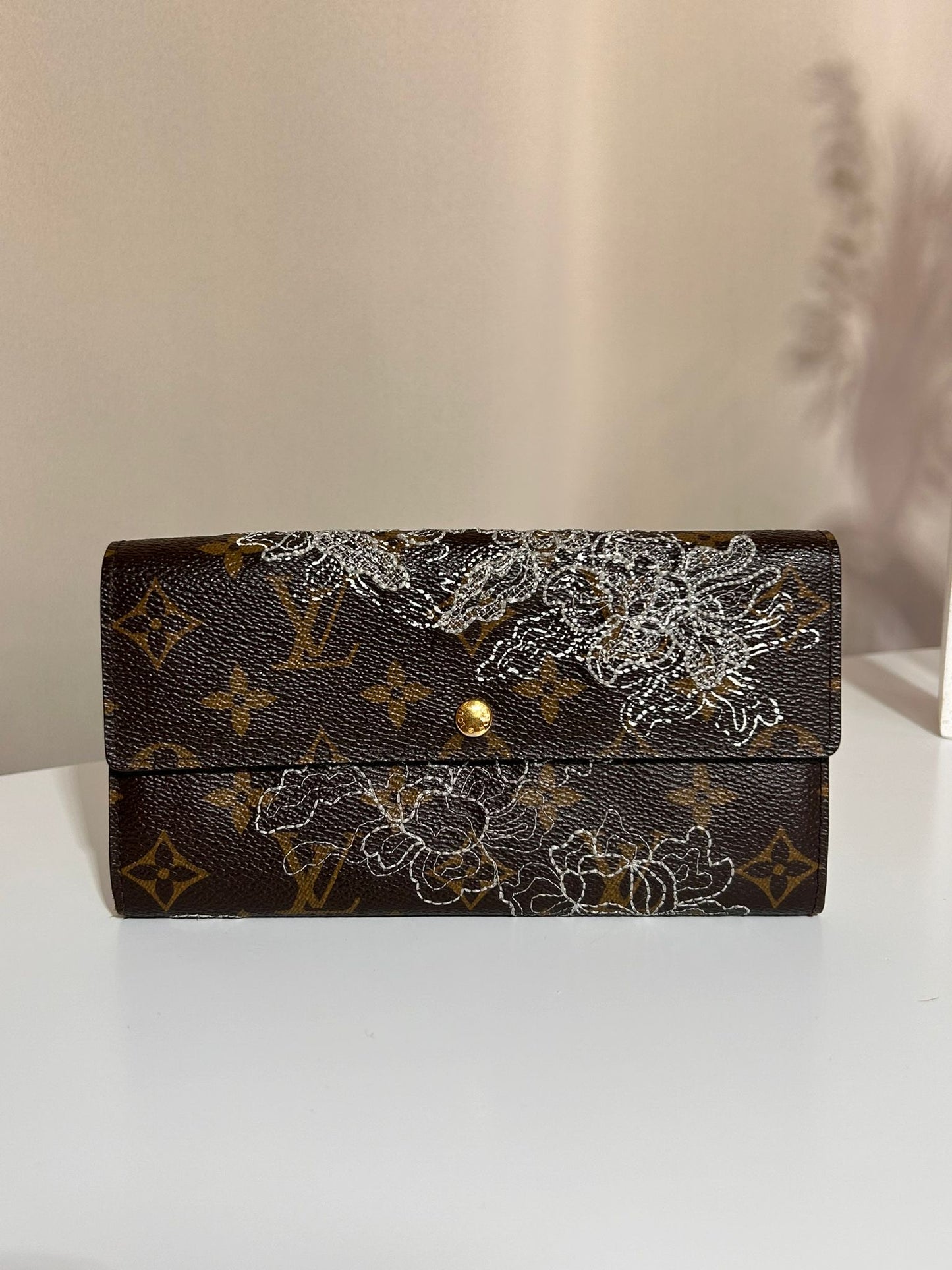 Portefeuille Louis Vuitton Sarah Dentelle