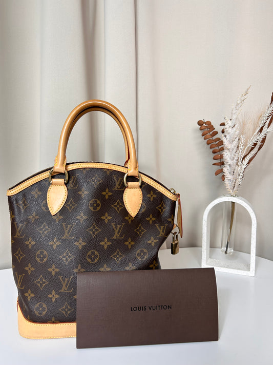 Sac Louis Vuitton Lock It Monogram vintage avec clés, cadenas et facture - Authentifié