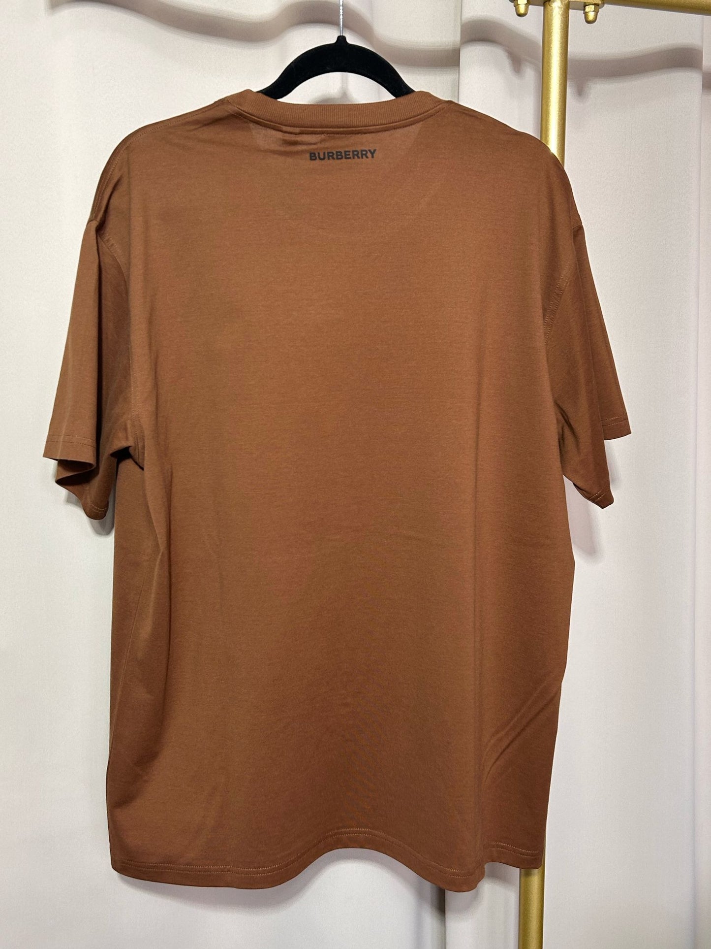 T-shirt Burberry cavalier Marron