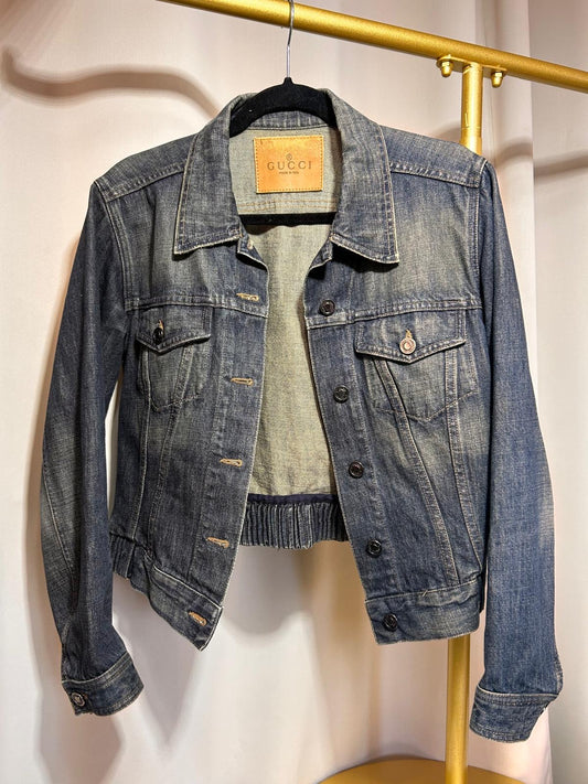 Veste en jean Gucci femme seconde main taille 42 – Héritage de Luxe
