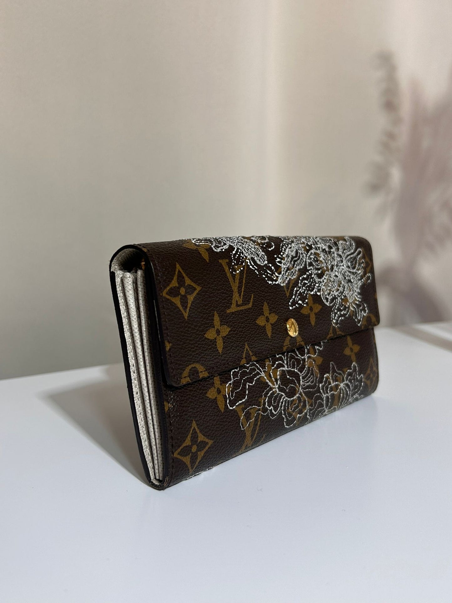Portefeuille Louis Vuitton Sarah Dentelle