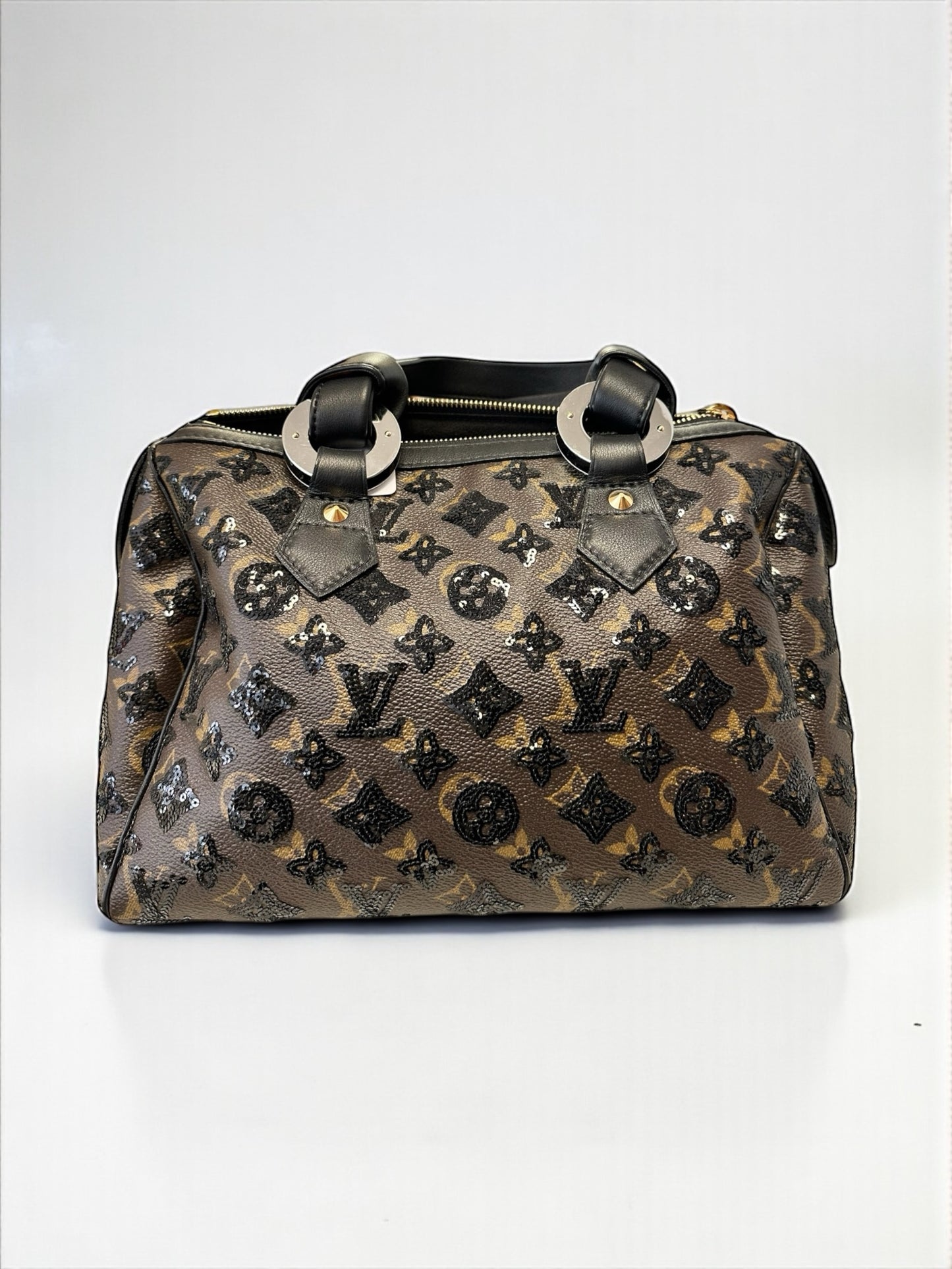 Sac Louis Vuitton Speedy 30 Eclipse édition limitée 2009, vue face