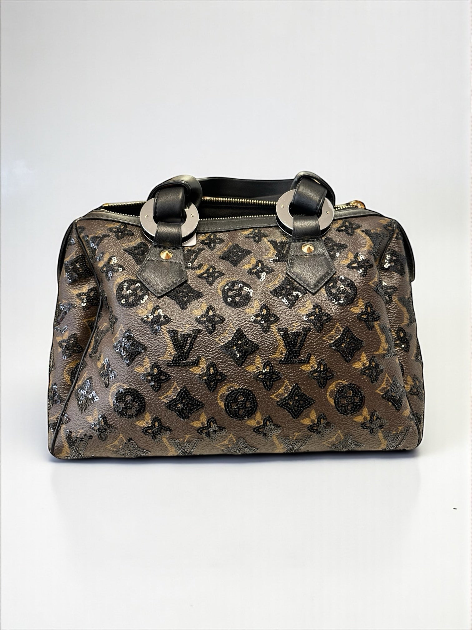 Sac Louis Vuitton Speedy 30 Eclipse édition limitée 2009, vue face
