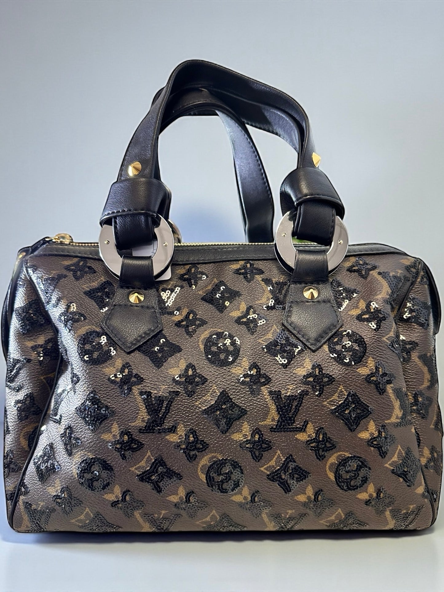 Sac Louis Vuitton Speedy 30 Eclipse édition limitée 2009, vue face