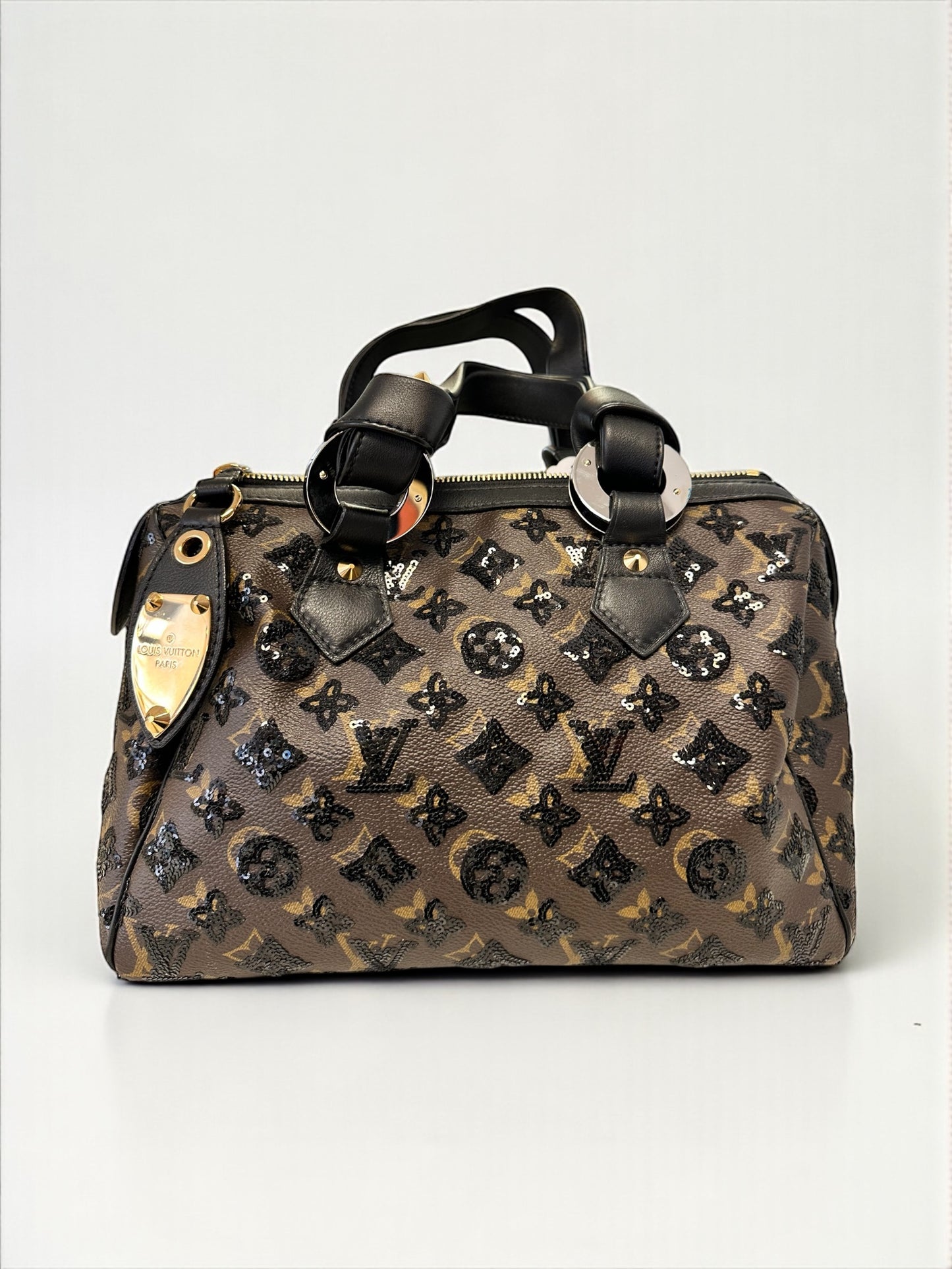 Sac Louis Vuitton Speedy 30 Eclipse édition limitée 2009, vue face