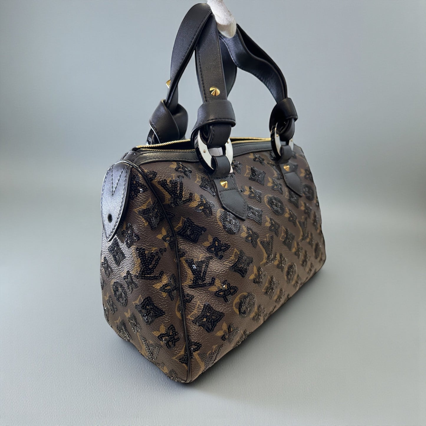 Sac Louis Vuitton Speedy 30 Eclipse édition limitée 2009, vue face
