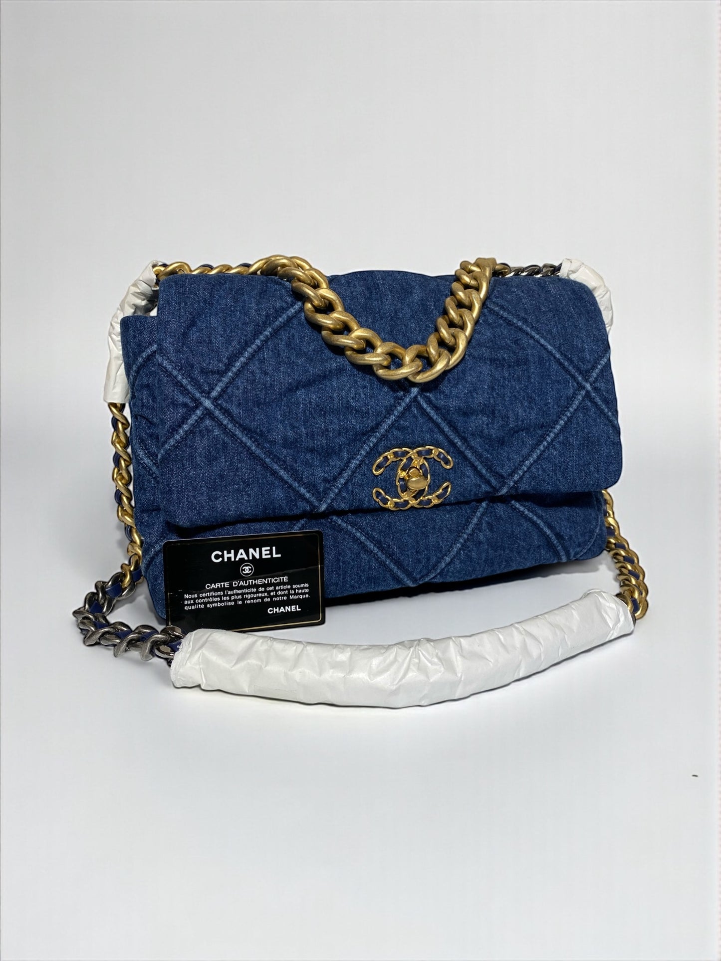 Sac Chanel 19 Denim Bleu - Neuf, Authentique