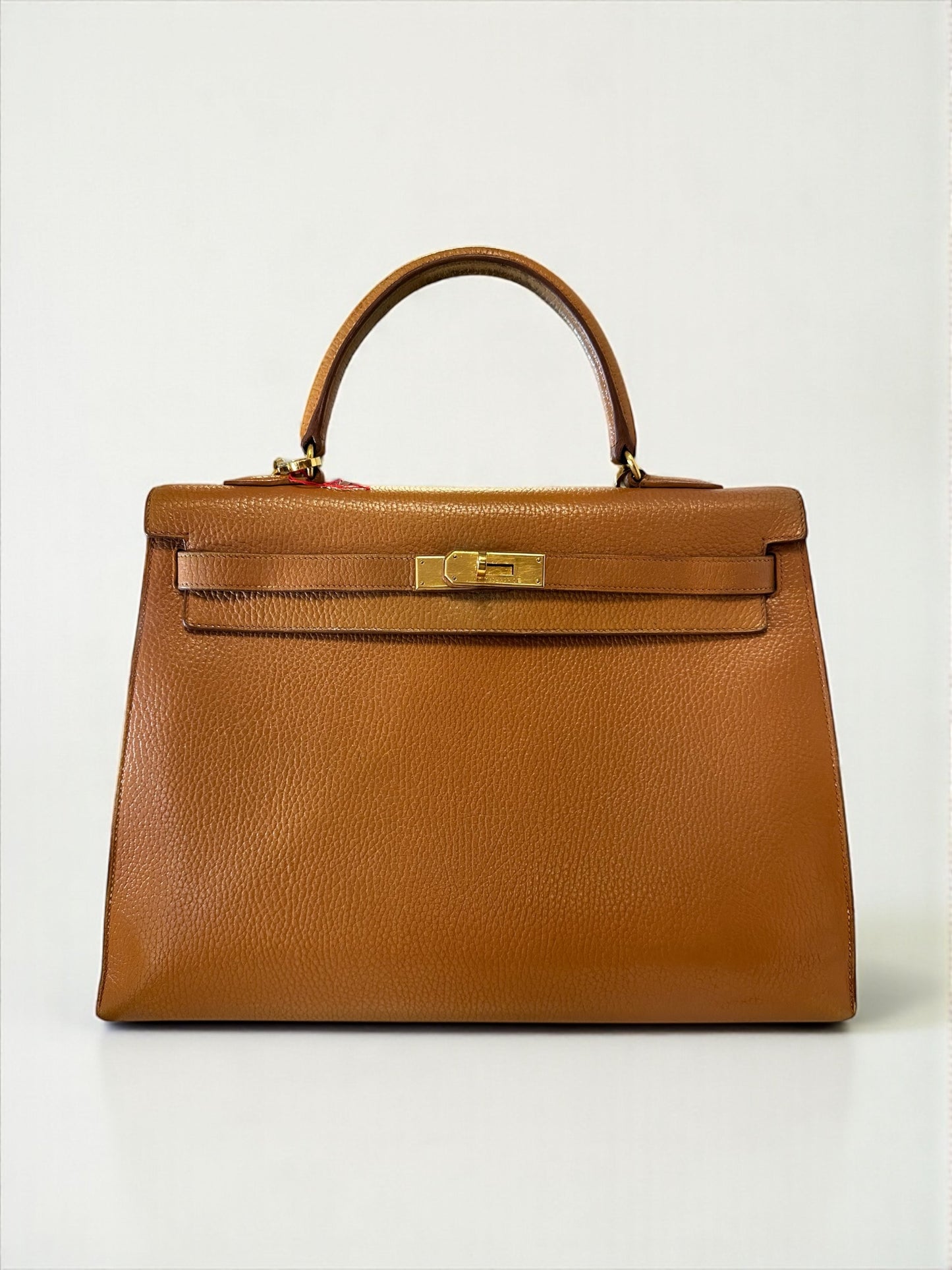 Sac Hermès Kelly 35 Togo Gold vue avant