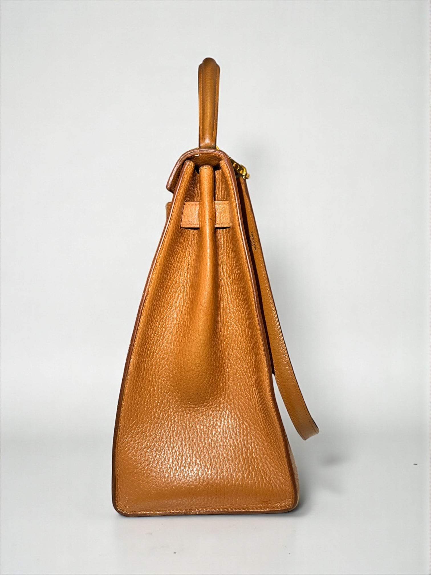 Sac Hermès Kelly 35 Togo Gold vue avant