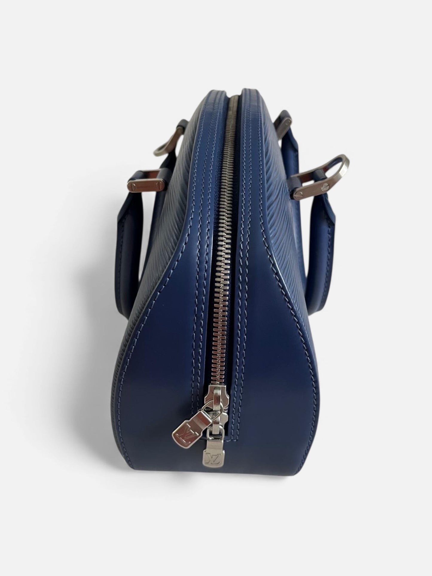 Sac Louis Vuitton Jasmin bleu en cuir Épi