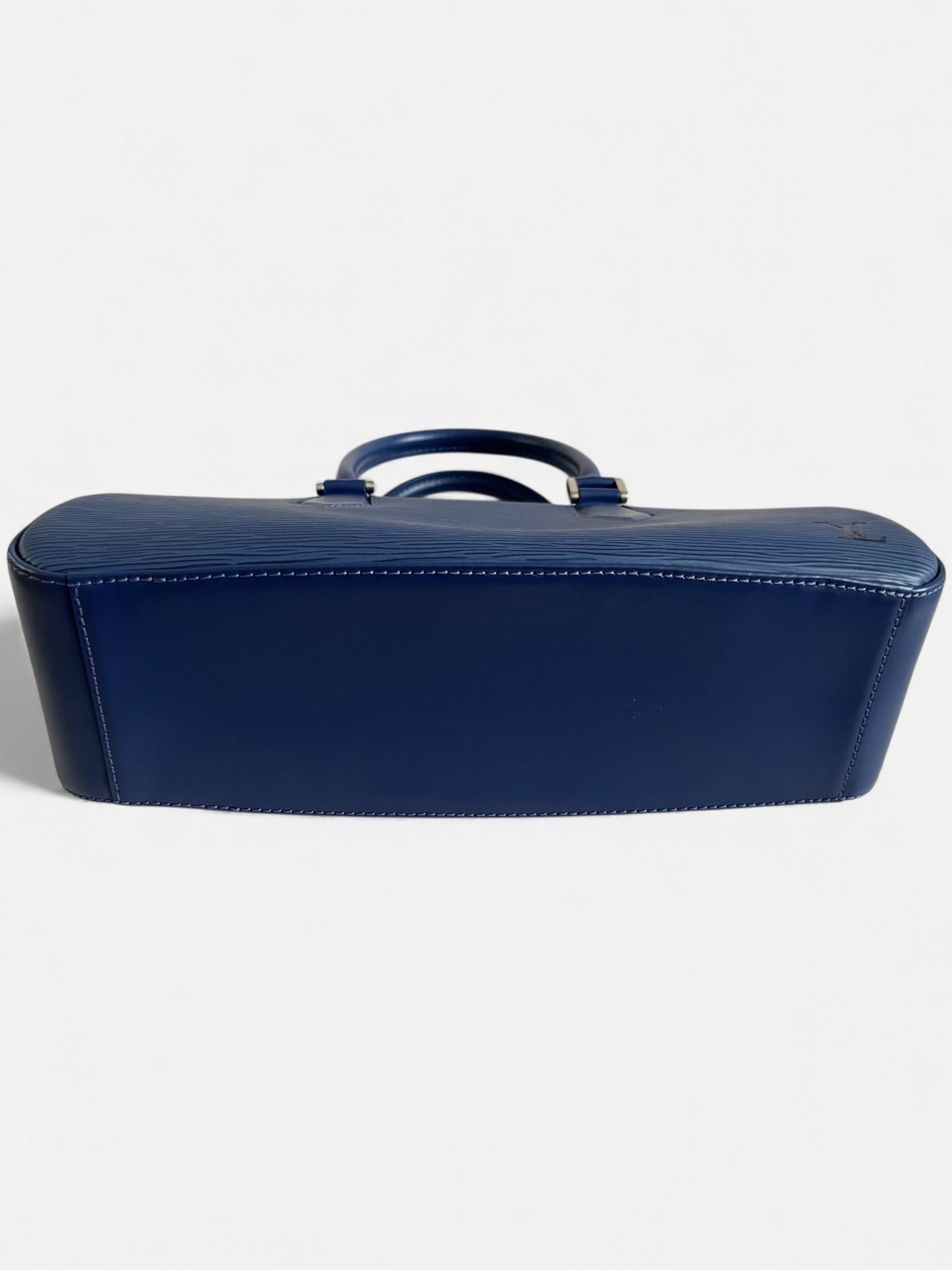 Sac Louis Vuitton Jasmin bleu en cuir Épi