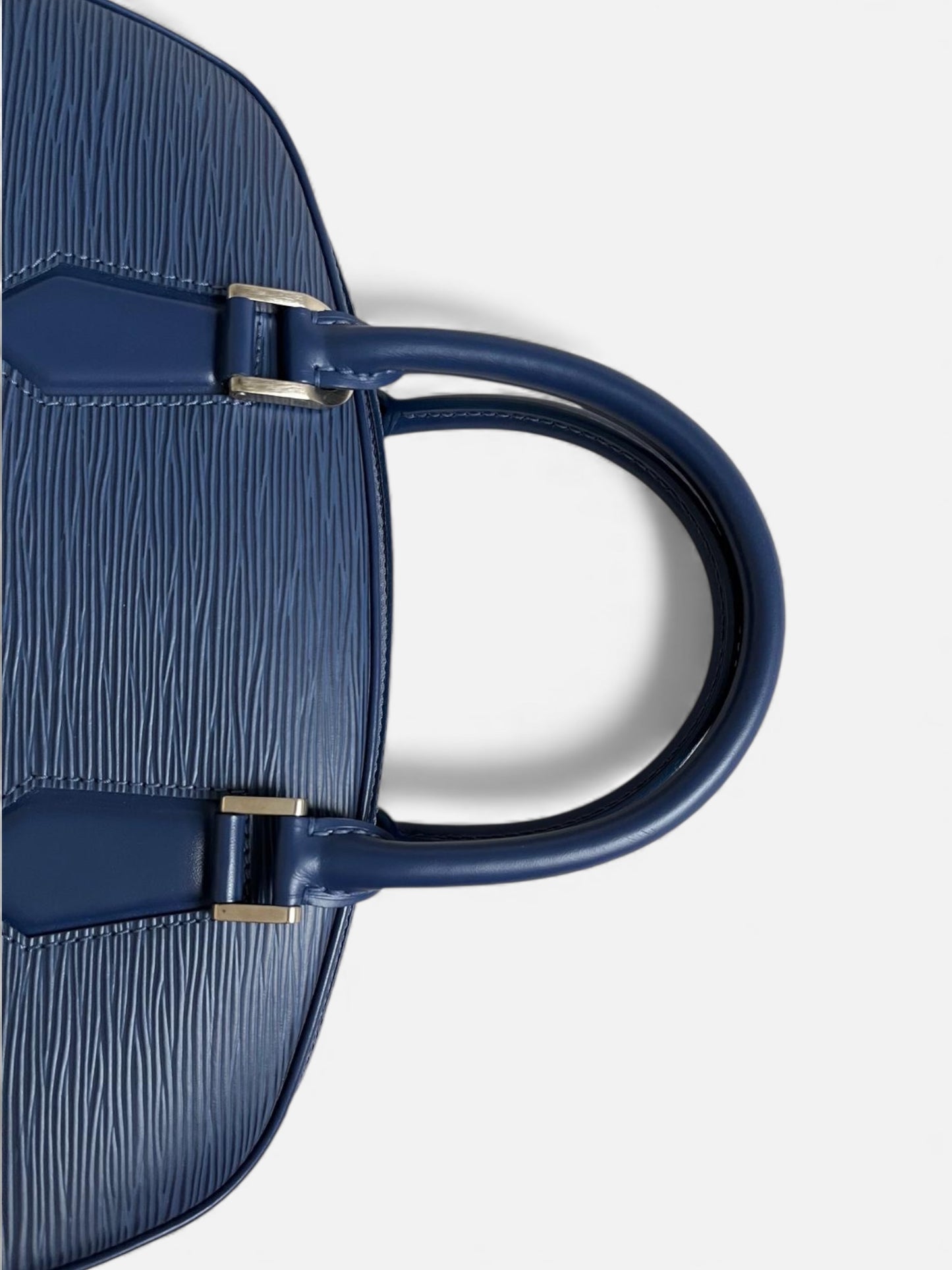 Sac Louis Vuitton Jasmin bleu en cuir Épi