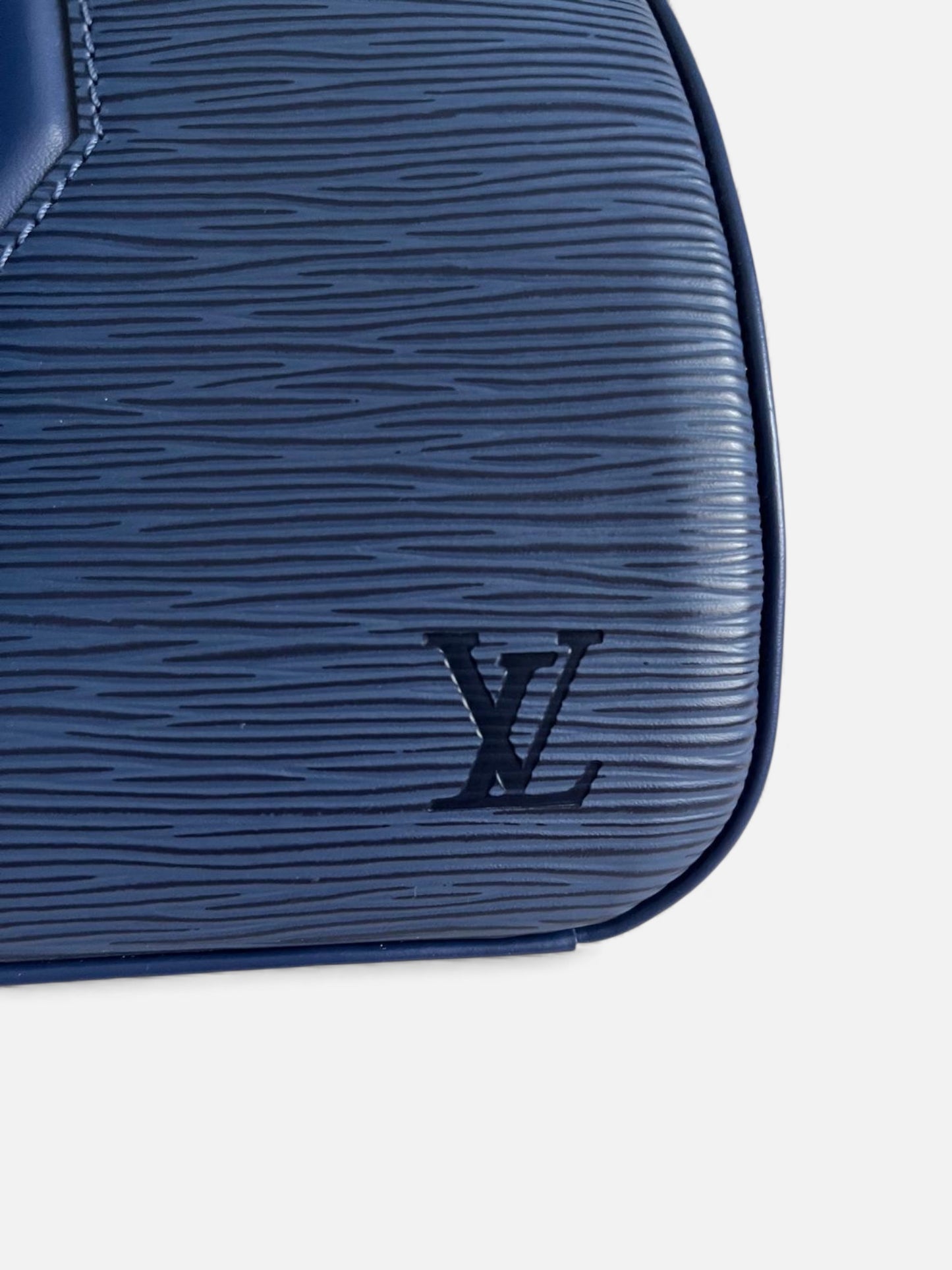 Sac Louis Vuitton Jasmin bleu en cuir Épi