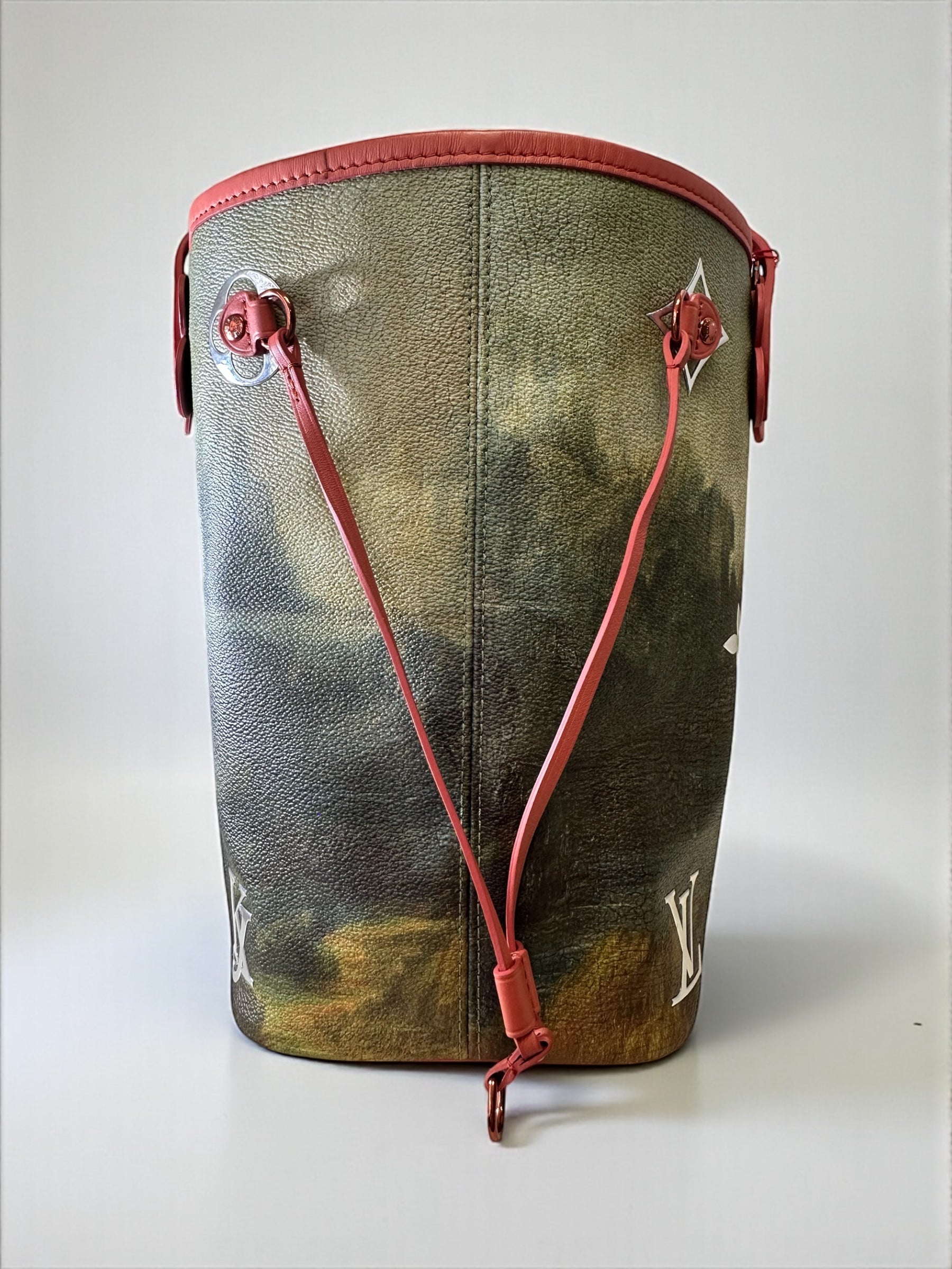 Sac Louis Vuitton Neverfull MM Da Vinci Mona Lisa édition limitée Jeff Koons avant – Heritage du Luxe
