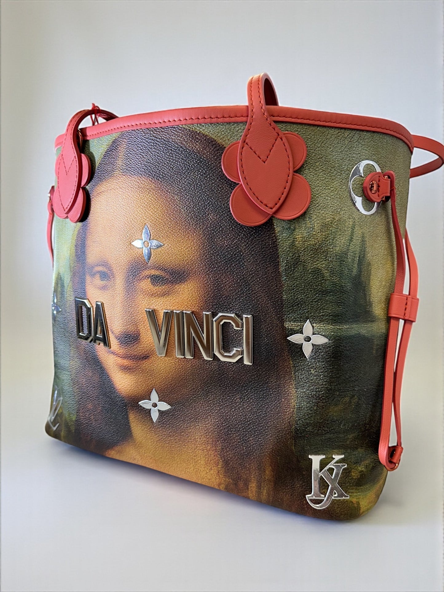 Sac Louis Vuitton Neverfull MM Da Vinci Mona Lisa édition limitée Jeff Koons avant – Heritage du Luxe