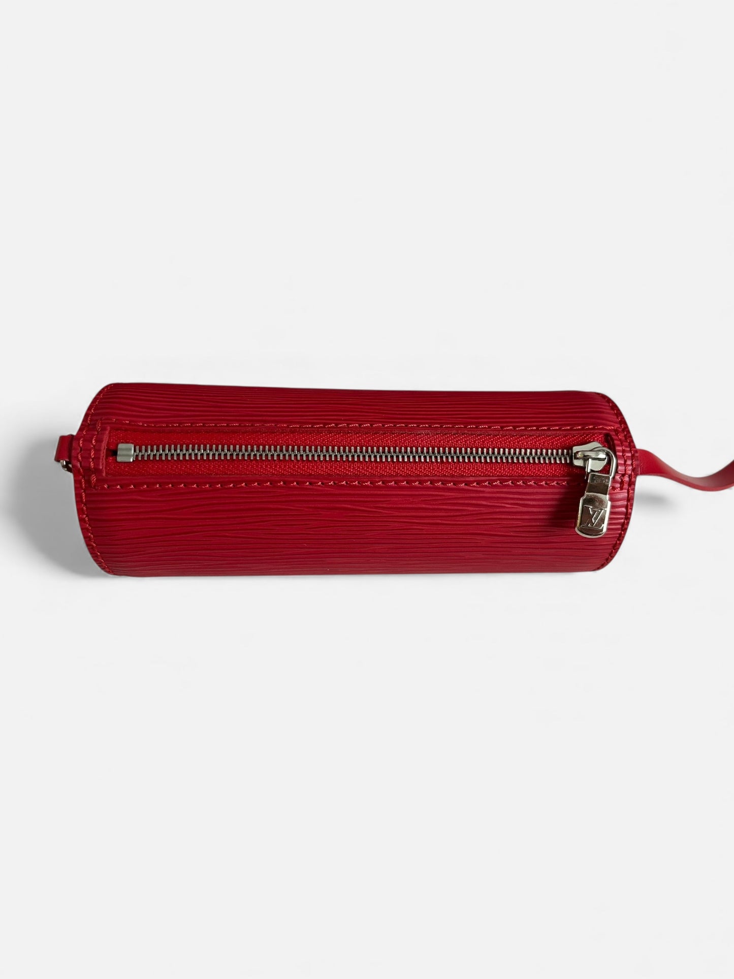 Sac Louis Vuitton Soufflot rouge en cuir Épi – vue face