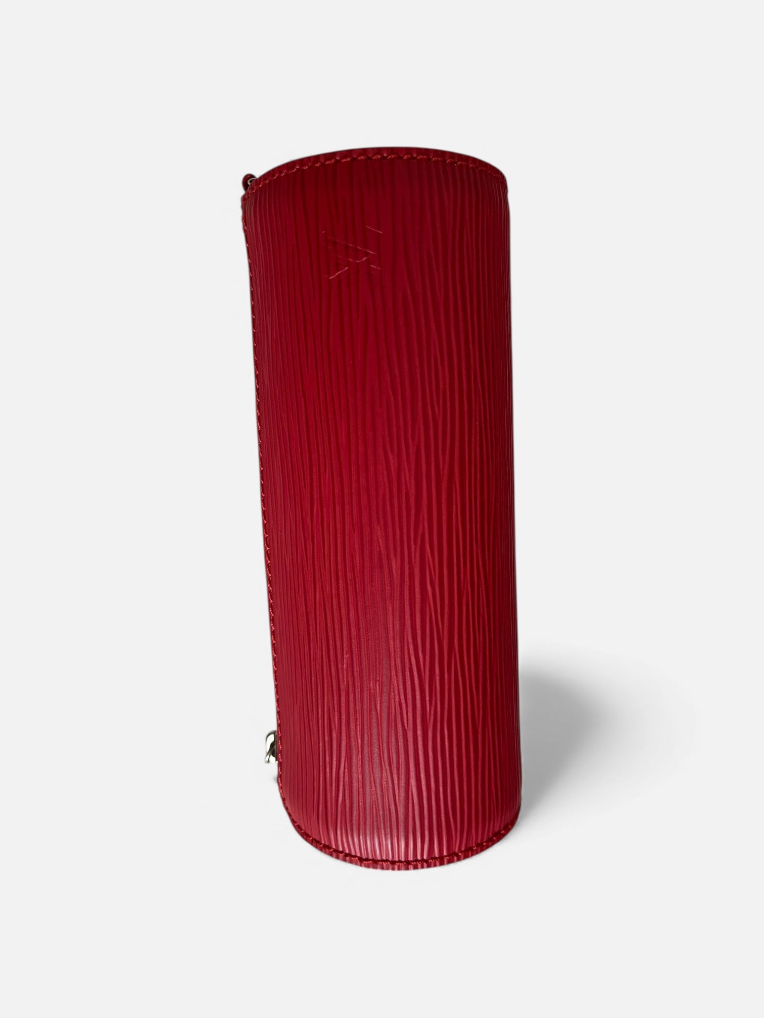 Sac Louis Vuitton Soufflot rouge en cuir Épi – vue face