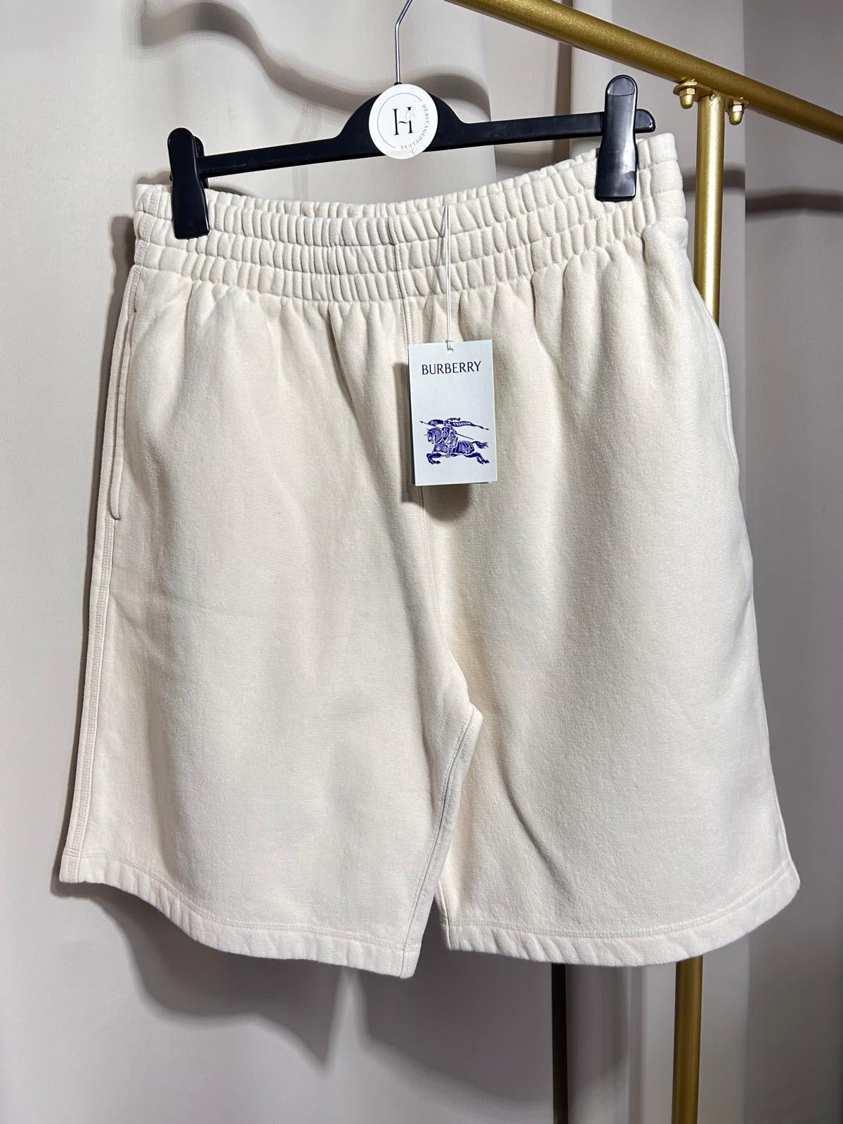 Short Burberry Blanc en Coton - Taille M - Neuf & Authentifié